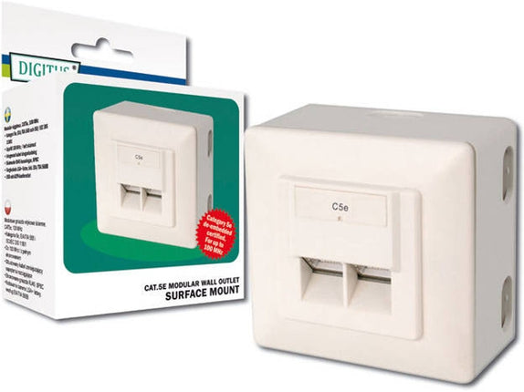 DIGITUS Modular Wall Connector CAT 5e