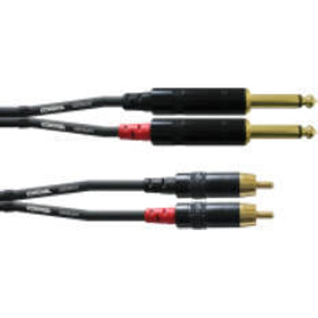 Adapter CORDIAL CFU 3 PC Jack 6.3mm Black