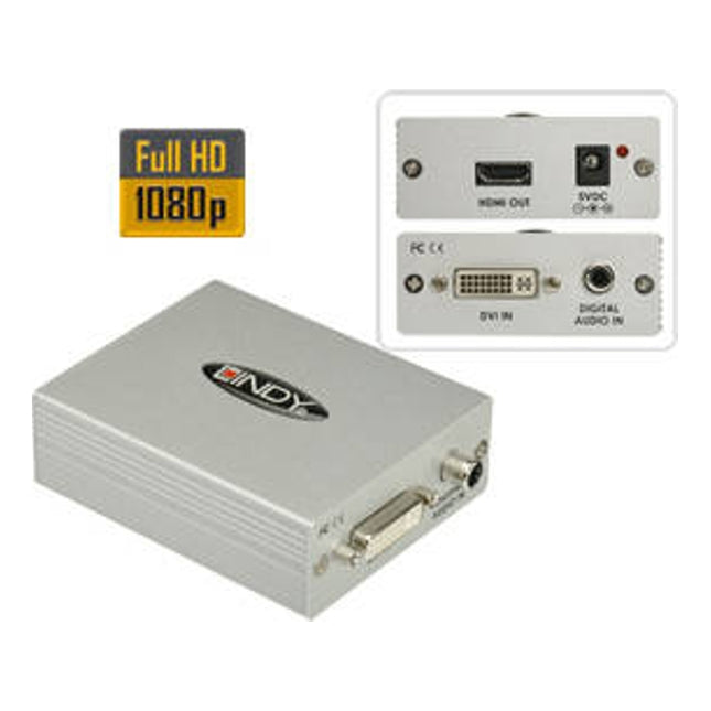 LINDY DVID SPDIF HDMI Interface Cable LINDY DVID SPDIF HDMI Converter