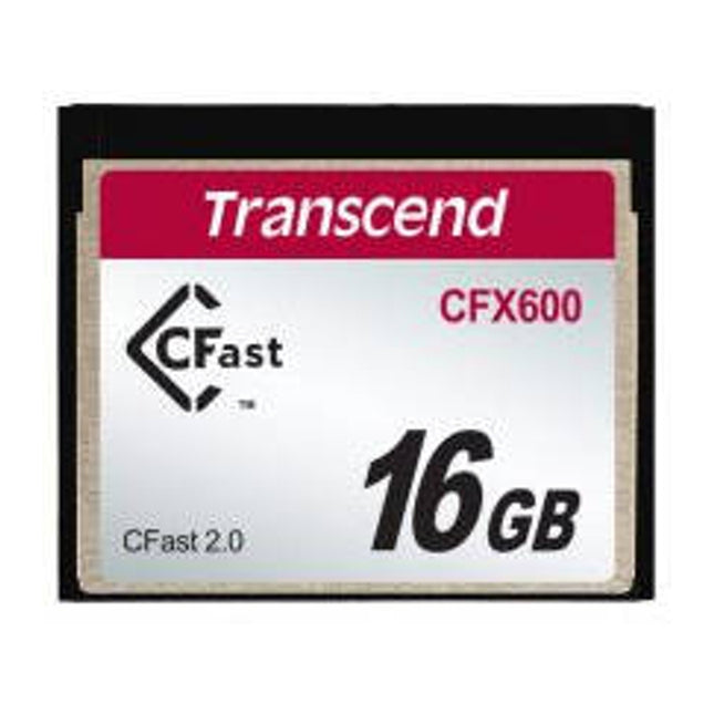 TRANSCEND 16GB CFX600 CFast 2.0 Memory Card CFX600 CFast 2.0