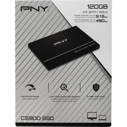 PNY CS900 Internal SSD (120 GB - SATA - 515 MB/s)