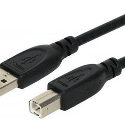 USB Cable 3GO USB AUSB B 3 m MaleMale Black