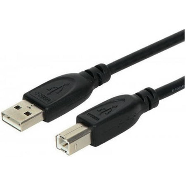 USB Cable 3GO USB AUSB B 3 m MaleMale Black